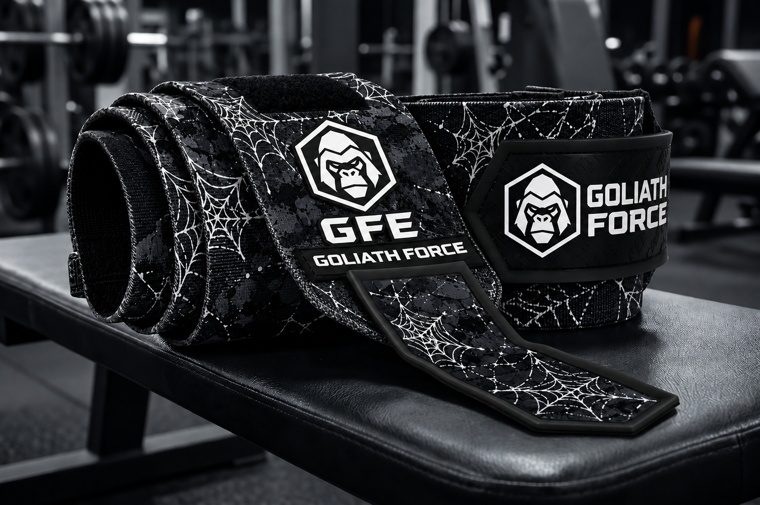 20" WRIST WRAPS SPIDERWEB